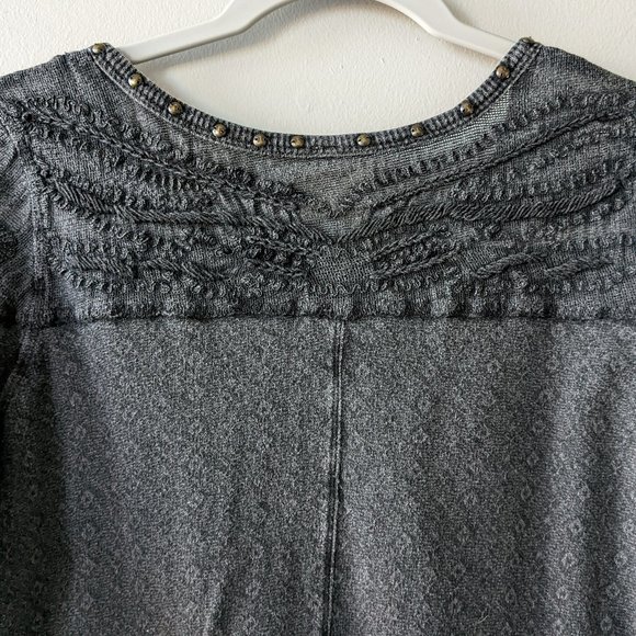 Vintage Free People Embroidered Long Sleeve Tee - Picture 4 of 7